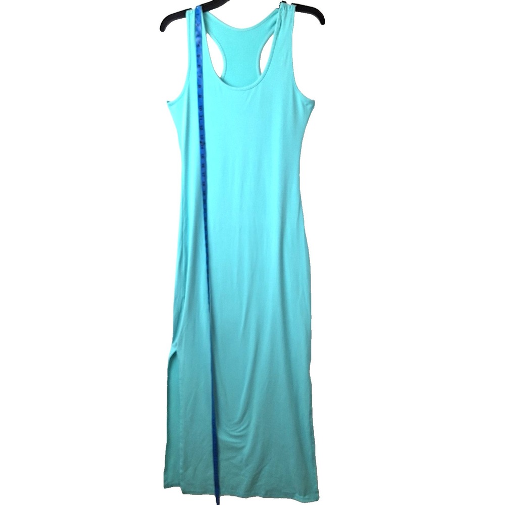 White Mark Cameron Maxi Dress Mint S Teal Racerback Slim Fit Beachwear Coastal View 5